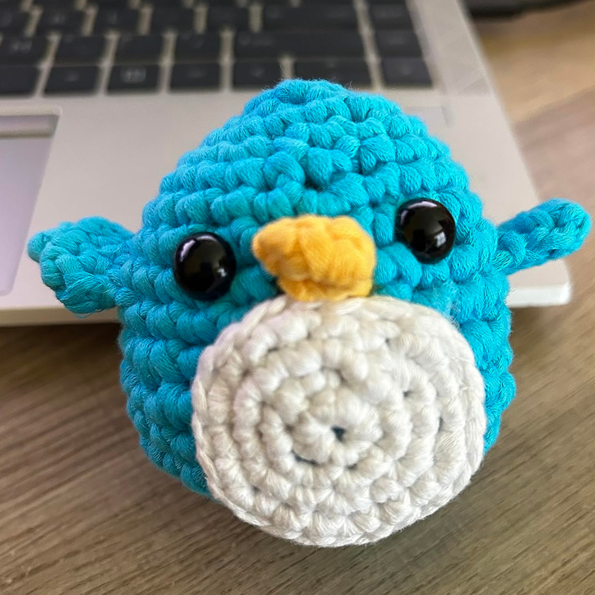 Set de început adorabil pentru croșetat: Pinguin pentru mici și mari creatori (8+ ani)