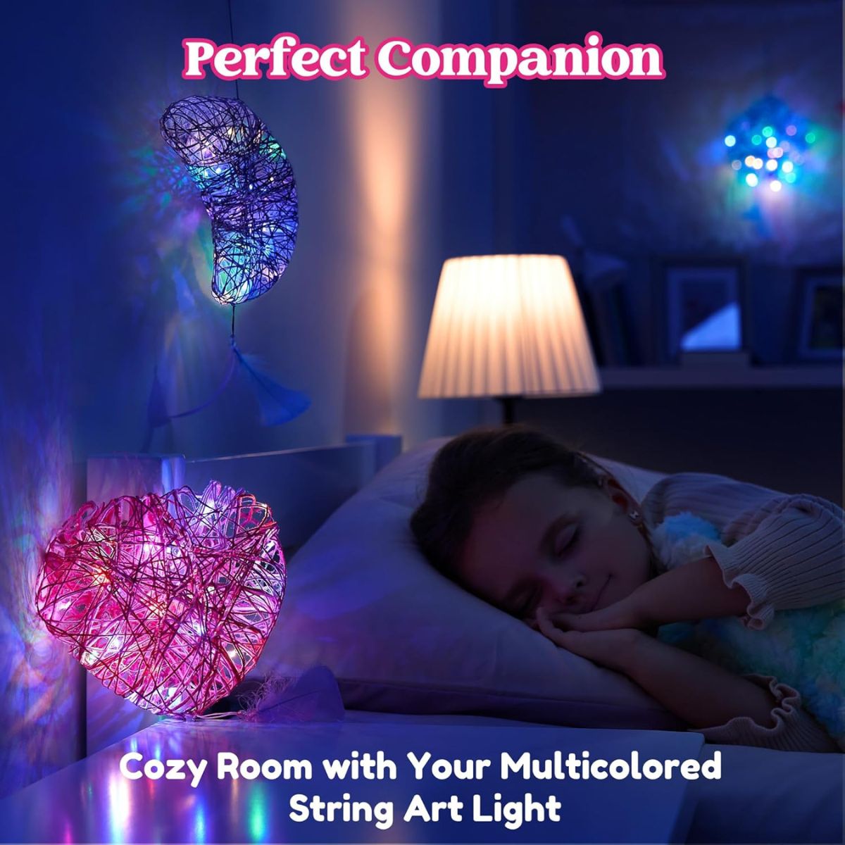 Set creativ cu lumini 3D din fire colorate (6+ ani)