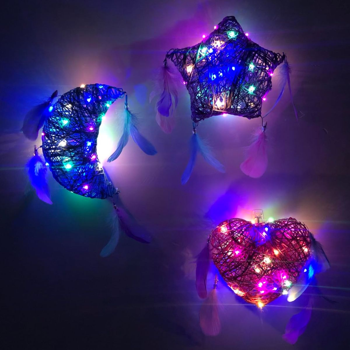 Set creativ cu lumini 3D din fire colorate (6+ ani)
