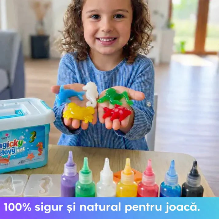 Spiridușii magici de apă, Lumea Mării, 8 Culori și 8 Matrițe