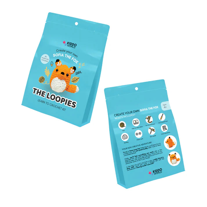 Set de croșetat pentru începători | Vulpița Sofia | Potrivit pentru 10+