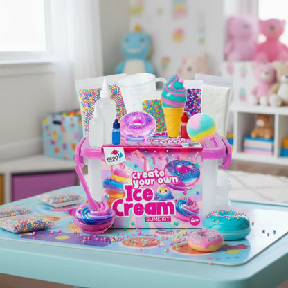 Set creativ SLIME, 19 piese | Petrecere cu înghețată