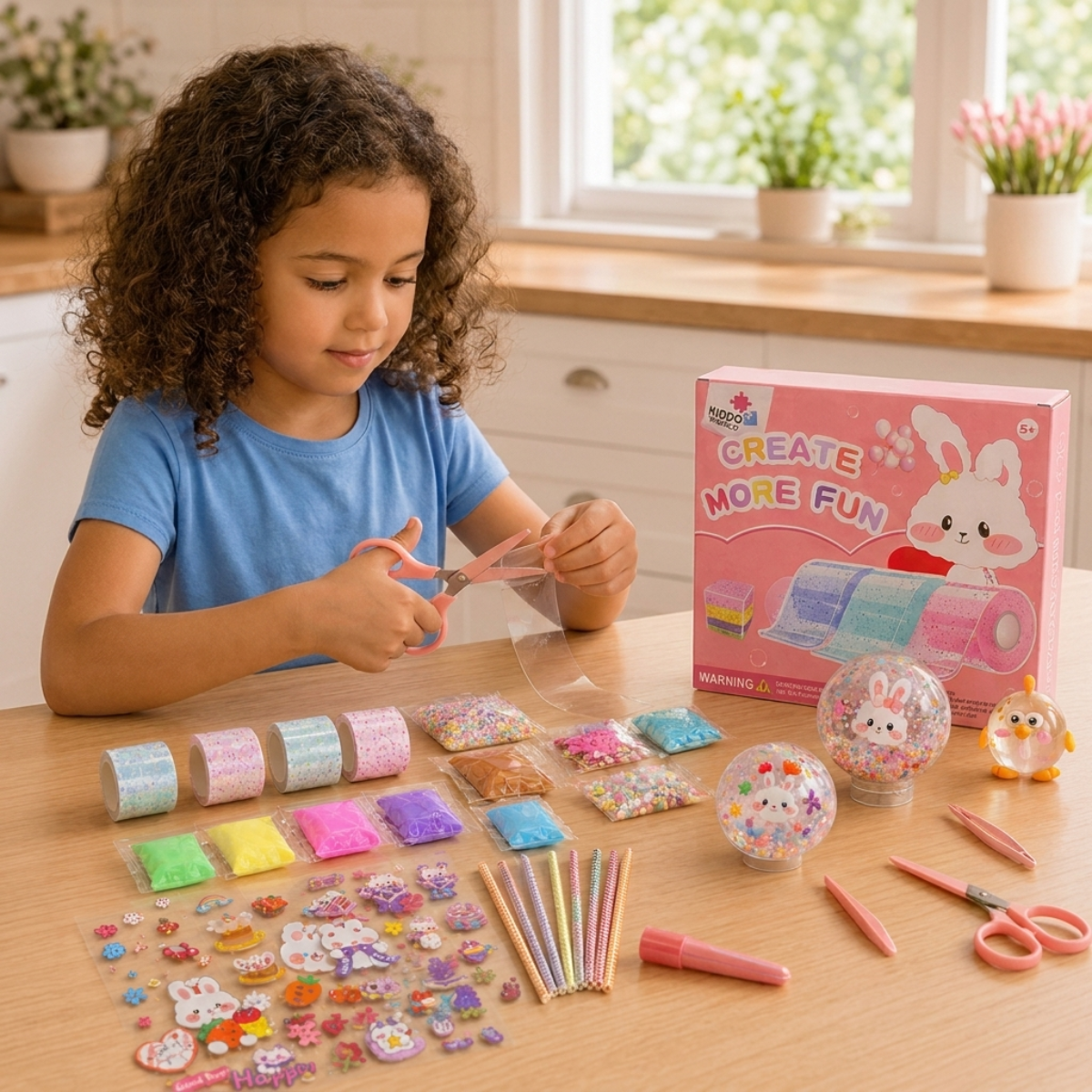 Kit DIY Bubble Squishies din 41 de piese (4+ ani)