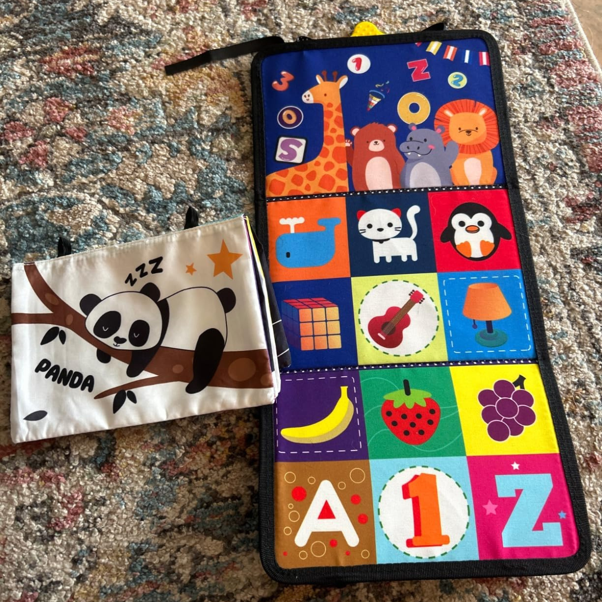 Jucărie senzorială pentru joaca pe burtică cu claxon | 0–12 luni