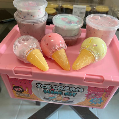 Set Fluffy Slime cu sclipici și accesorii (6+ ani)