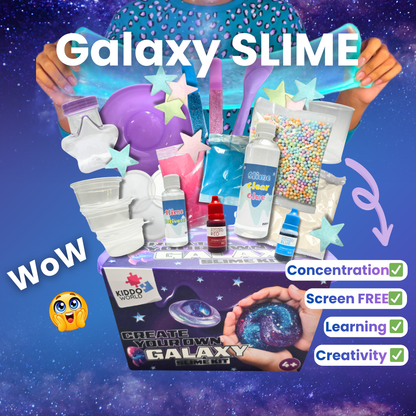 Set creativ SLIME, 19 piese | Galaxie