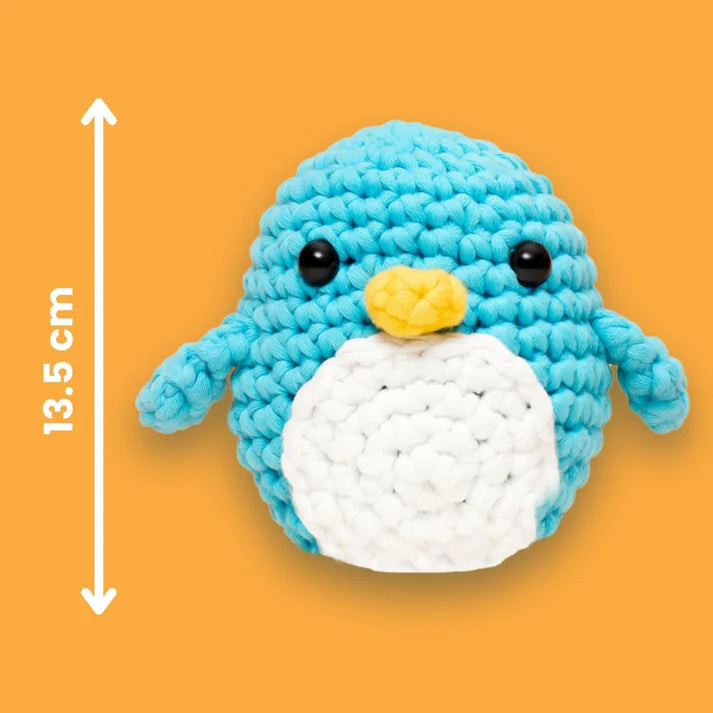 Oli the Penguin | Kit de croșetat pentru începători