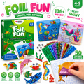 Foil Fun: Lumea animalelor – imagini strălucitoare cu animăluțe, fără murdărie! (4+ ani)
