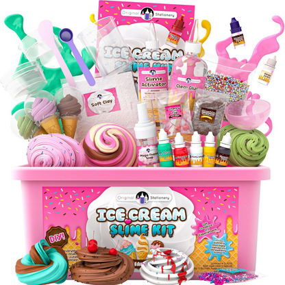 Set Fluffy Slime cu sclipici și accesorii (6+ ani)