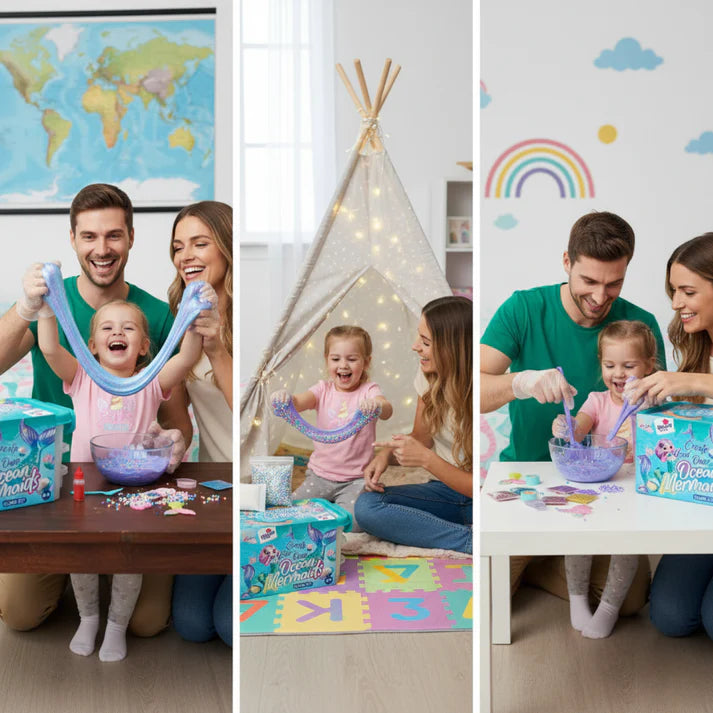 Set creativ SLIME, 19 piese | Lumea marină