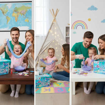 Set creativ SLIME, 19 piese | Lumea marină