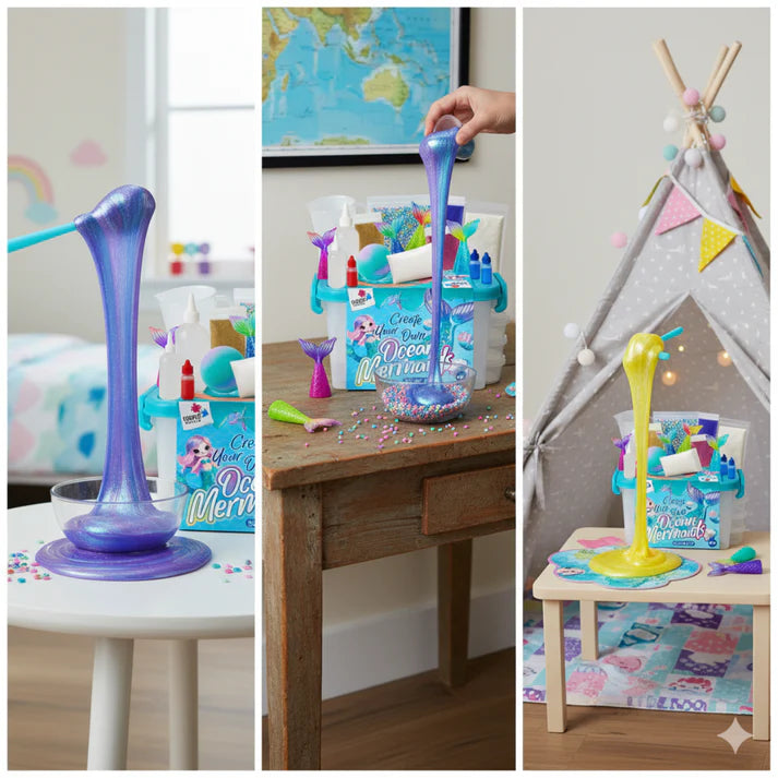 Set creativ SLIME, 19 piese | Lumea marină