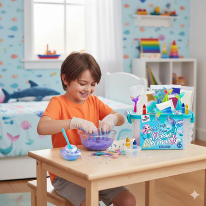 Set creativ SLIME, 19 piese | Lumea marină