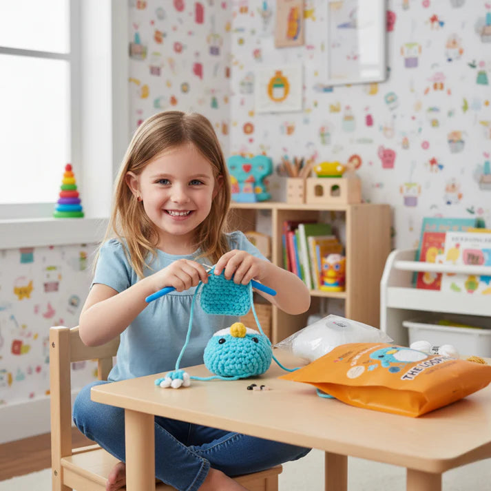 Set de croșetat pentru începători | Pinguinul Oli