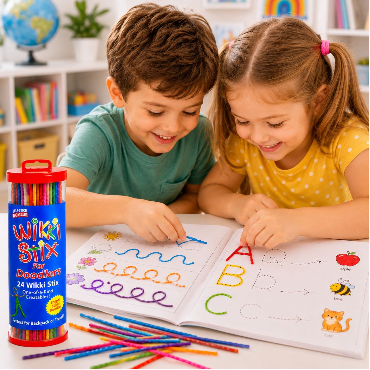Wikki Stix: Marea e-carte de activități (30 de pagini și 40 de sarcini)