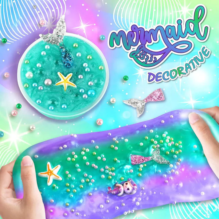 Set Slime 3 în 1 – Galaxy Slime, Ice Cream Slime și Mermaid Ocean Slime! (4+ ani)