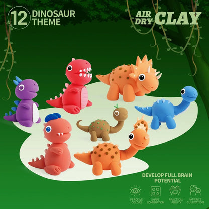 Set creativ Magic Air dry clay - Lumea ANIMALELOR