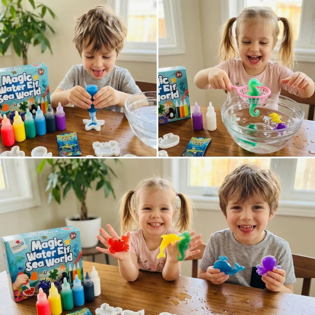 Magic Water Squishies – Lumea Marină (3+ ani)