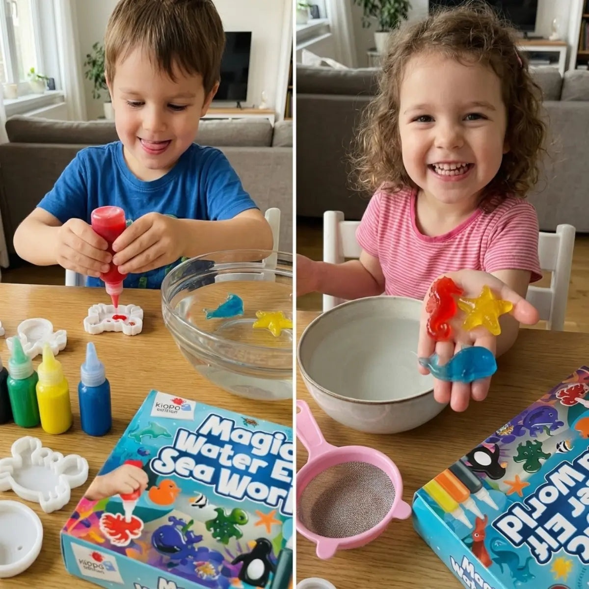 Magic Water Squishies – Lumea Marină (3+ ani)