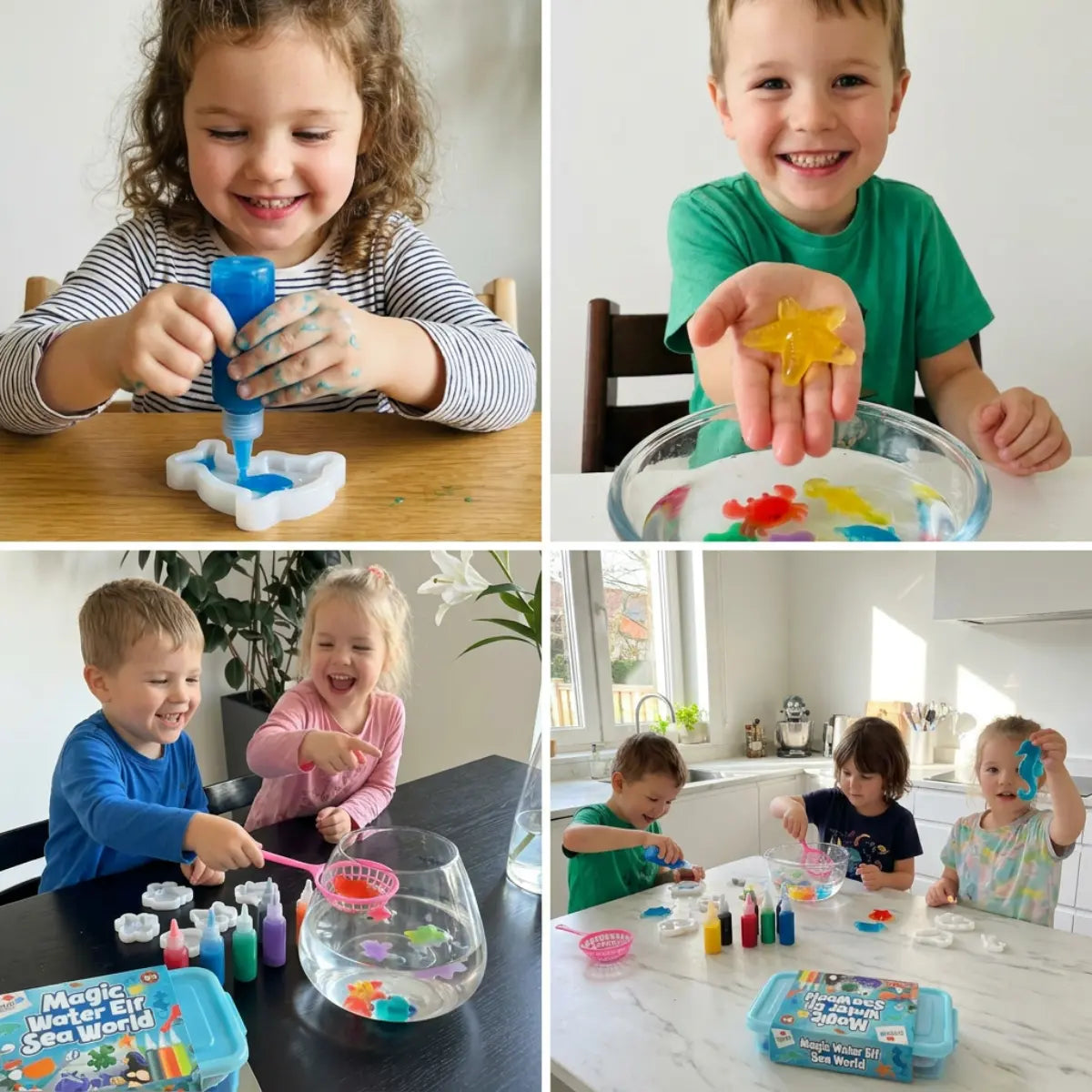 Magic Water Squishies – Lumea Marină (3+ ani)