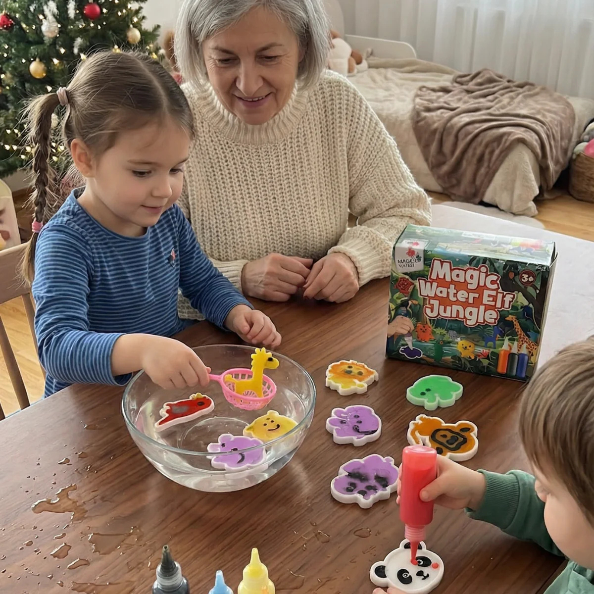 Zâne de Apă Magice | Junglă | 4, 8 sau 12 culori | pentru copii 3+