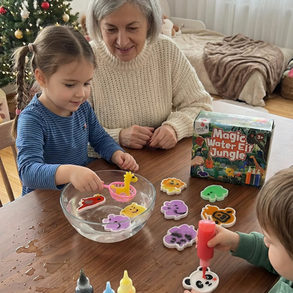 Zâne de Apă Magice | Junglă | 4, 8 sau 12 culori | pentru copii 3+