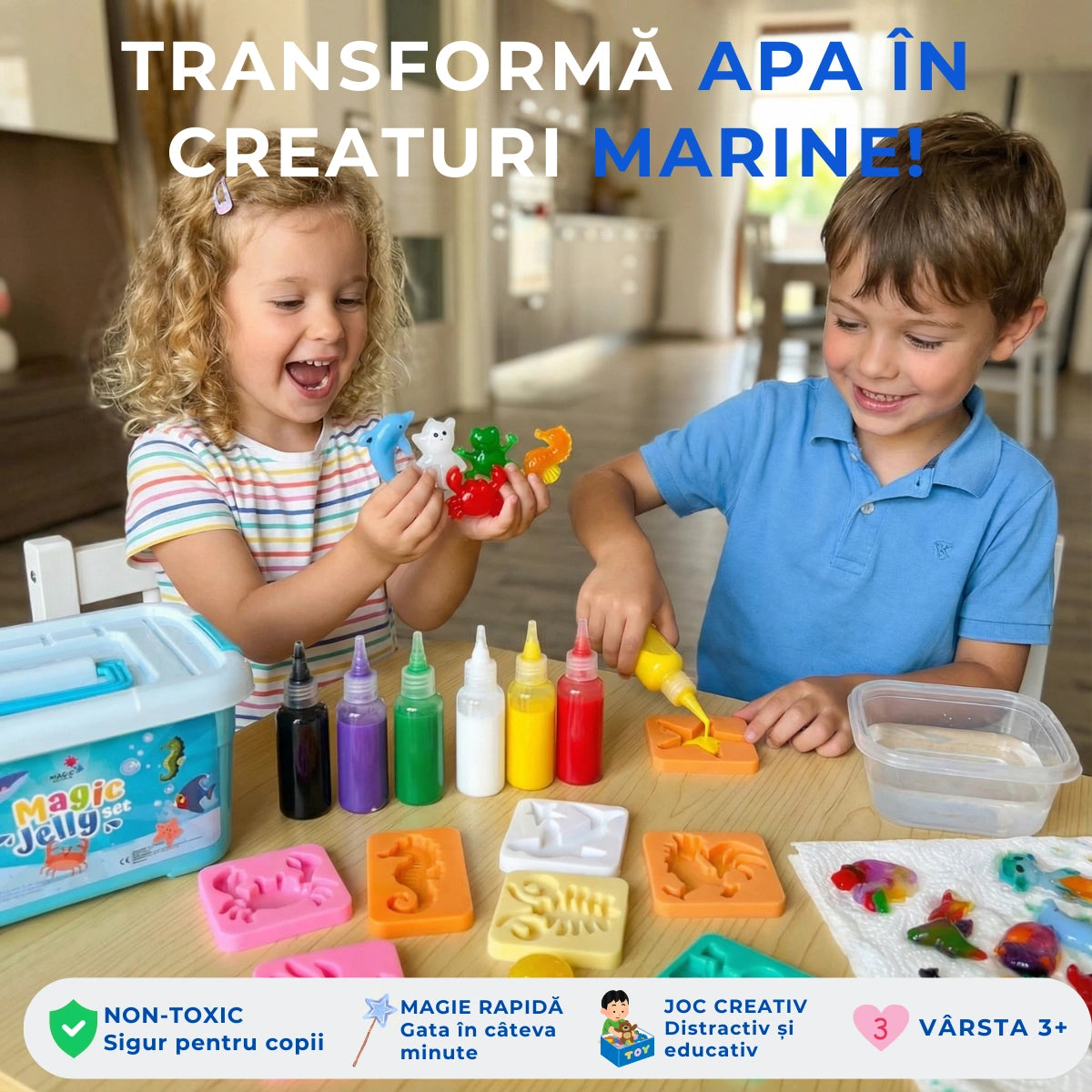 Animăluțe magice din apă – Ocean (3+ ani)