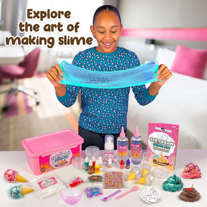 Set Fluffy Slime cu sclipici și accesorii (6+ ani)