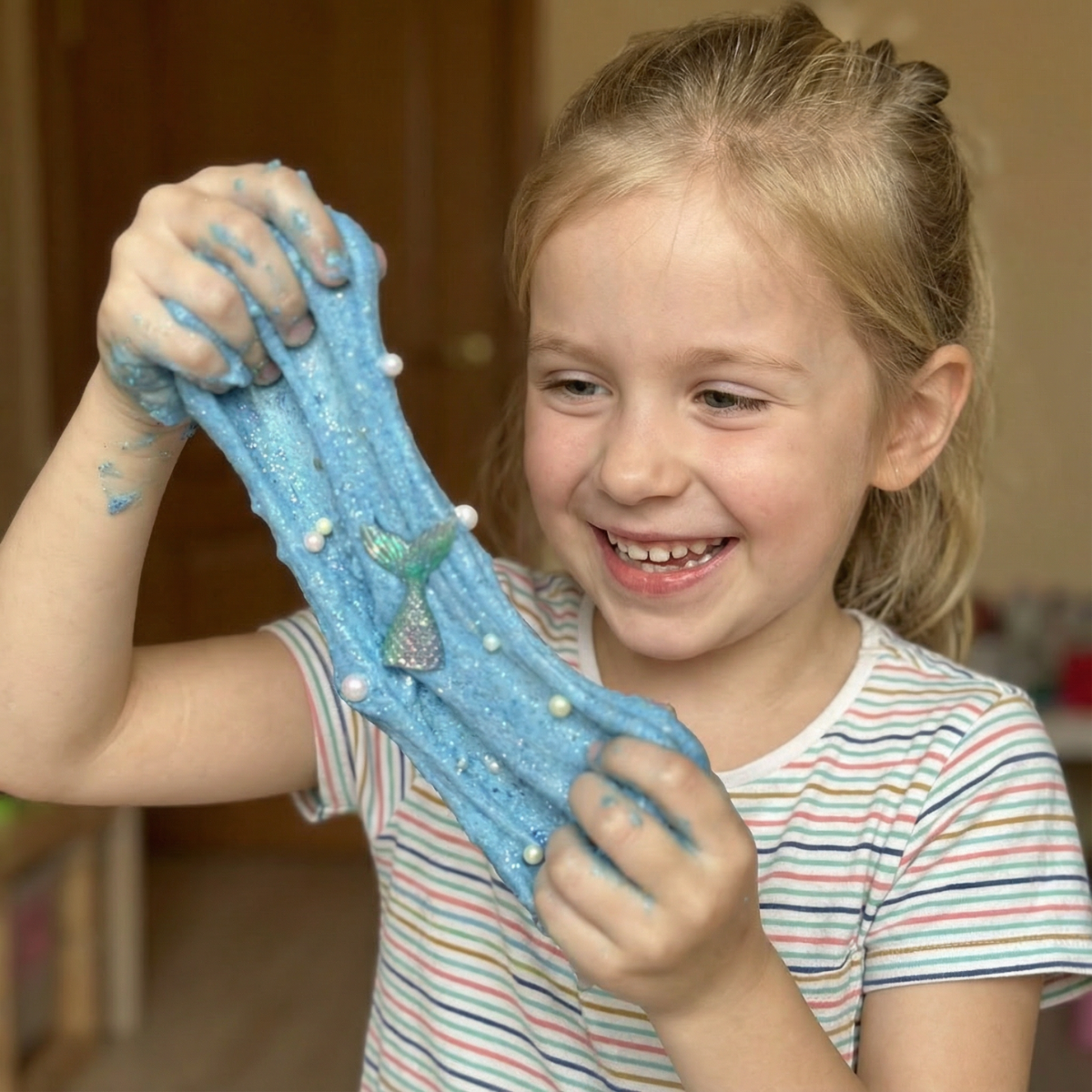 Ocean Mermaids Slime Kit | Joc senzorial STEM | pentru copii 4+