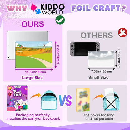 Foil Fun: Unicorni și Prințese – Creează povești strălucitoare fără mizerie! (4+ ani)
