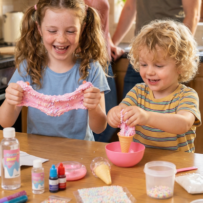 Ice Cream Slime Kit | Joc senzorial STEM | pentru copii 4+