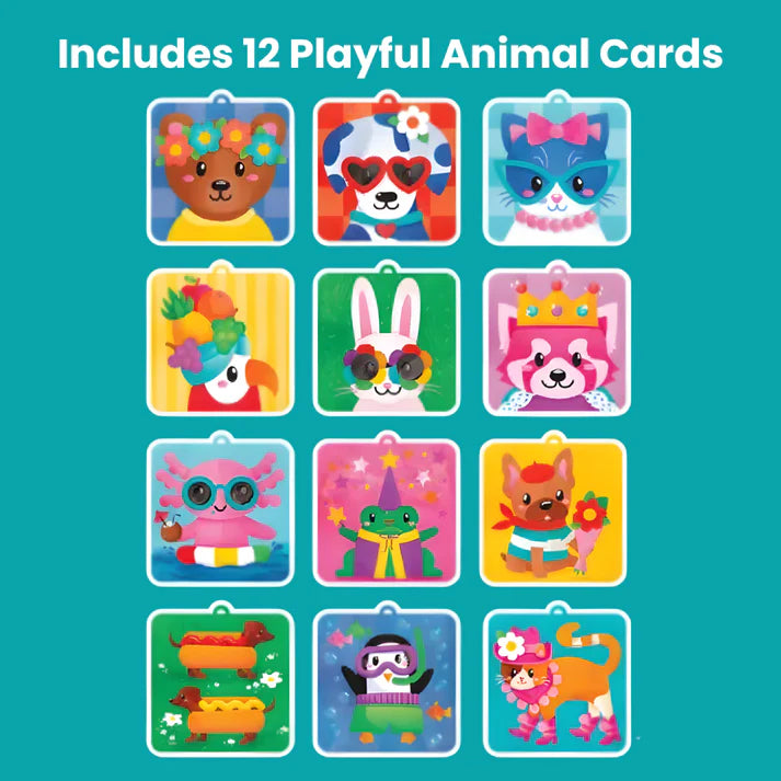 Set creativ Pom Pom cu animale