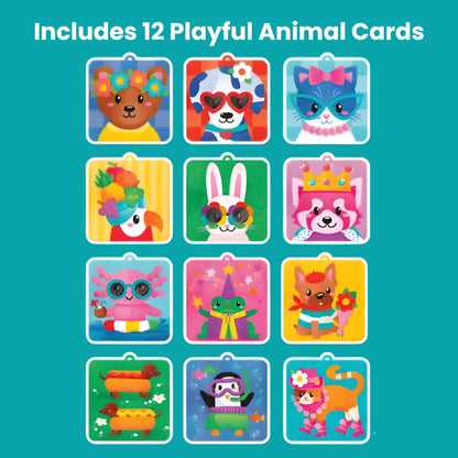 Set creativ Pom Pom cu animale