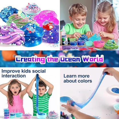 Set creativ SLIME, 19 piese | Lumea marină