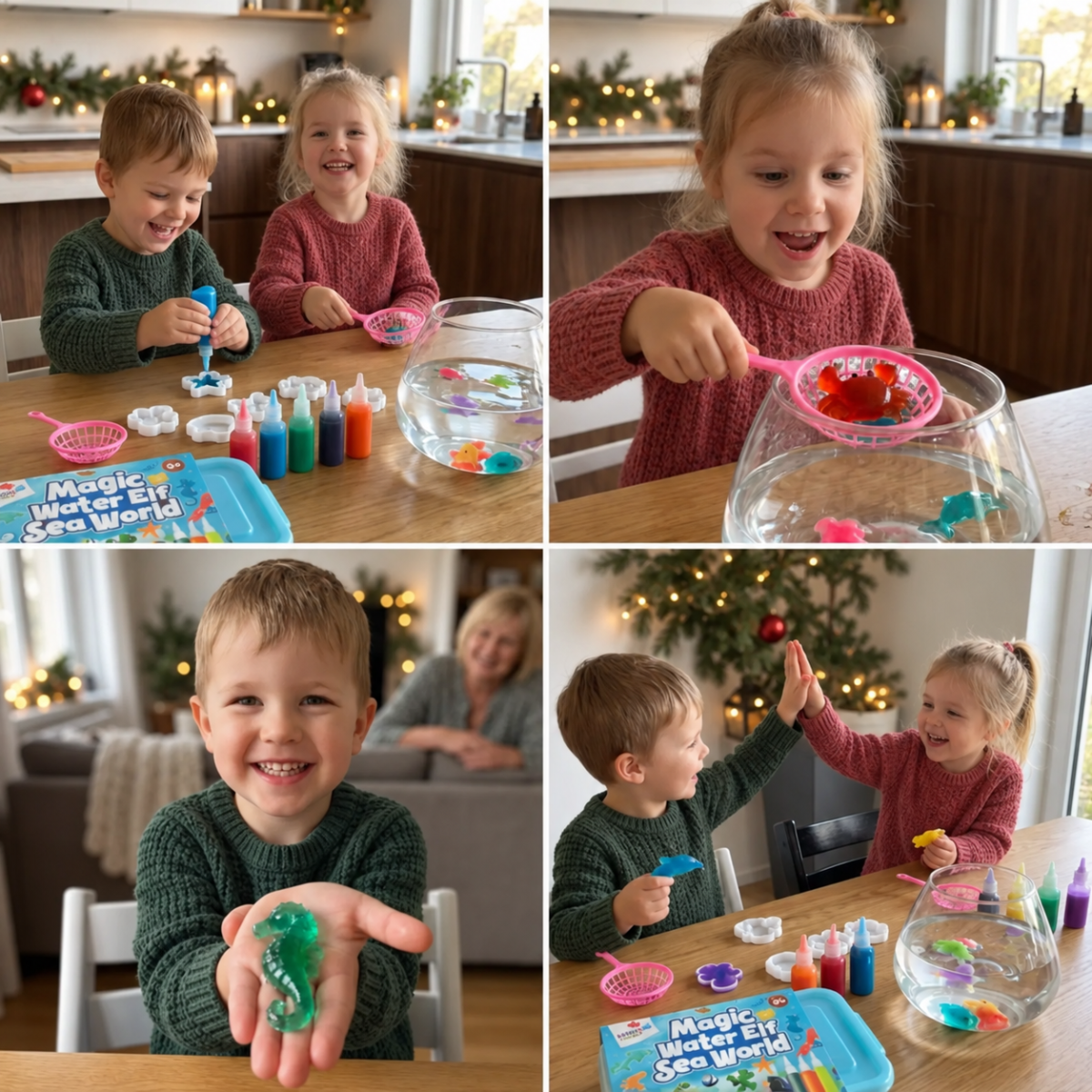 Magic Water Squishies – set creativ pentru crearea figurinelor 3D | 3+ ani