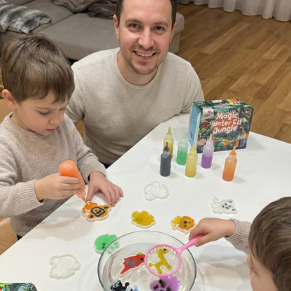 Zâne de Apă Magice | Junglă | 4, 8 sau 12 culori | pentru copii 3+