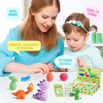 Set creativ Magic Air dry clay - Lumea ANIMALELOR