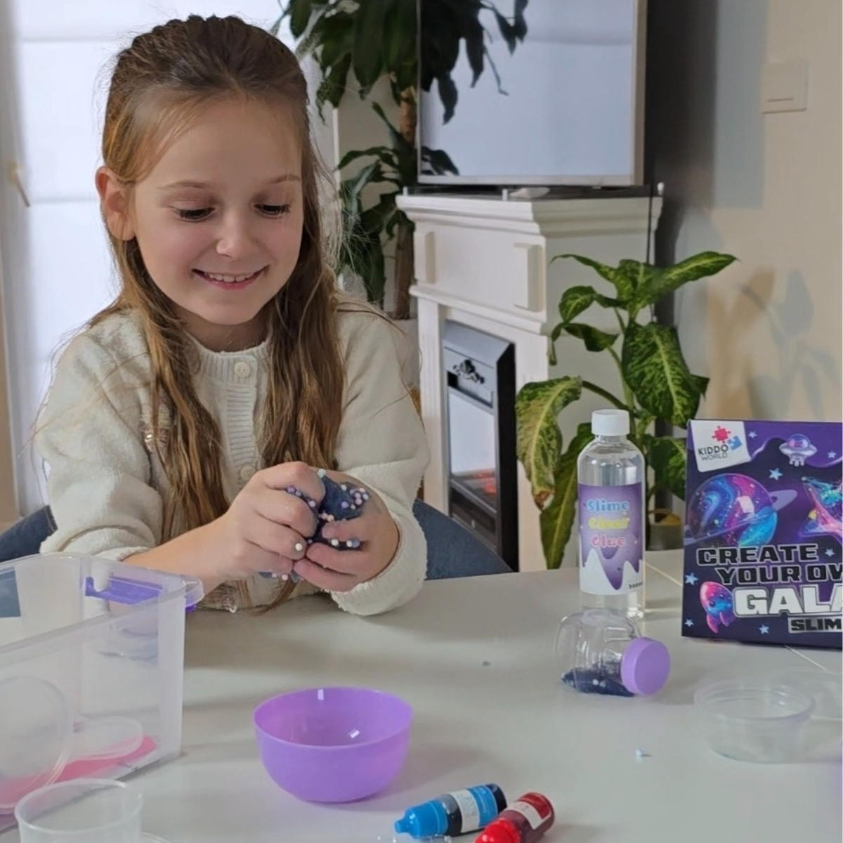 Set creativ SLIME, 19 piese | Galaxie