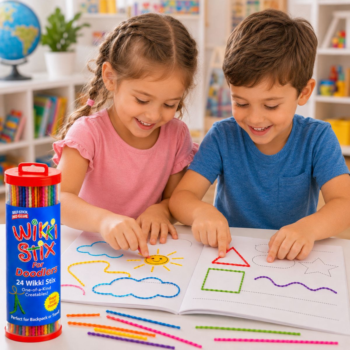 Wikki Stix: Marea e-carte de activități (30 de pagini și 40 de sarcini)