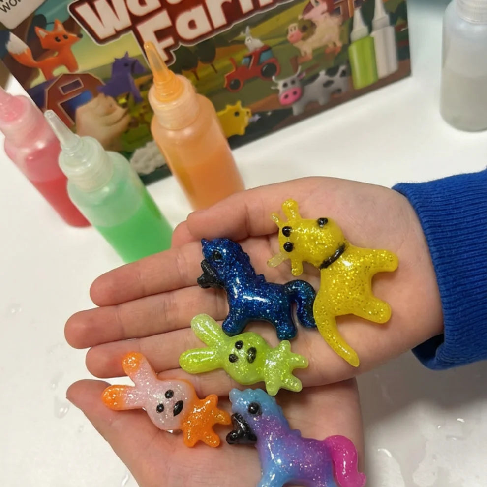 Spiriduși Magici de Apă | Fermă | 4, 8 sau 12 culori | pentru copii 3+