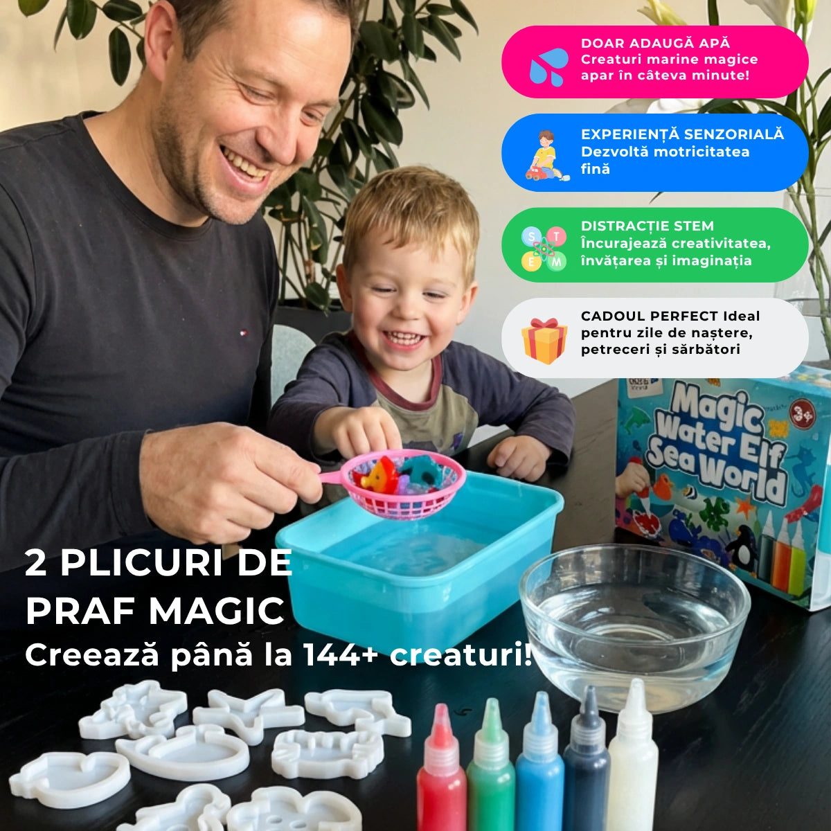 Animăluțe magice din apă – Ocean (3+ ani)