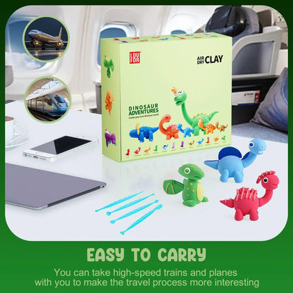 Set creativ Magic Air dry clay - Lumea ANIMALELOR