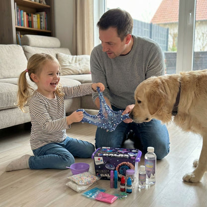 Galaxy Slime Kit | Joc senzorial STEM | pentru copii 4+