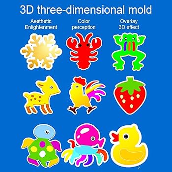 NOU: Set de 6 noi forme pentru figurine 3D magice