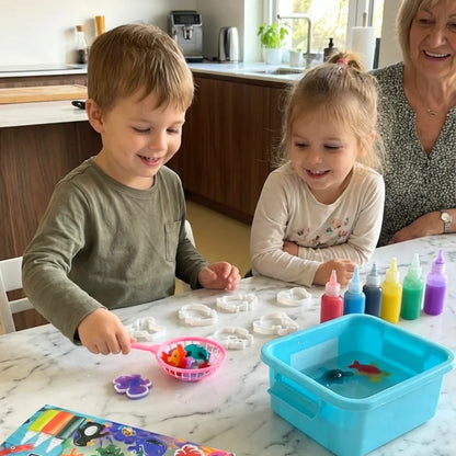 Zâne de Apă Magice | Lumea Subacvatică | 4, 8 sau 12 culori | pentru copii 2+