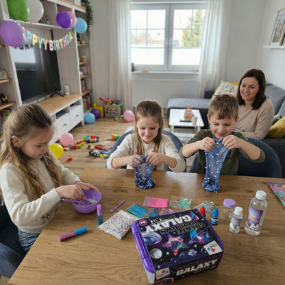 Galaxy Slime Kit | Joc senzorial STEM | pentru copii 4+