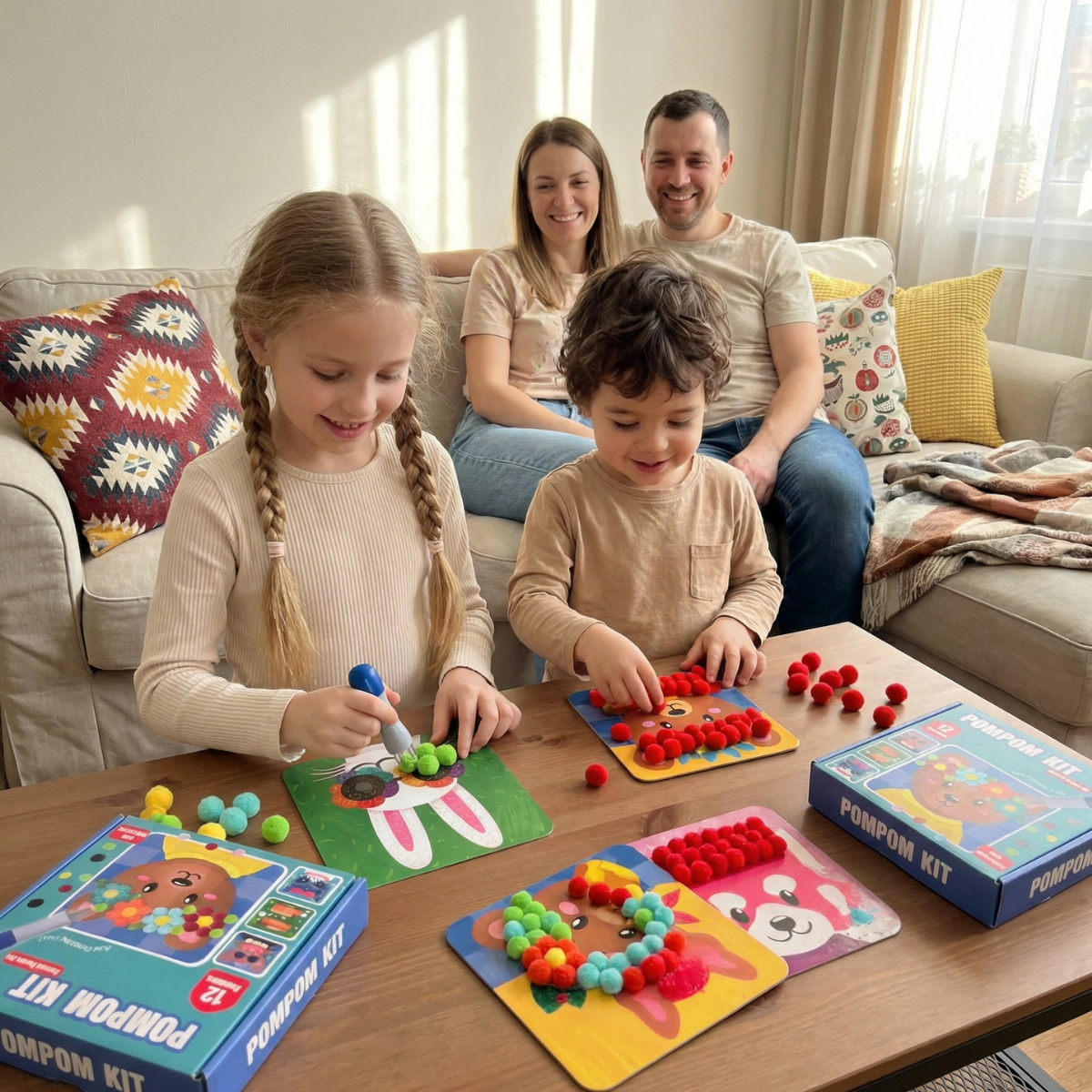 PACHET TOPSELLER: Magic Water Squishies & Pom Pom Kit
