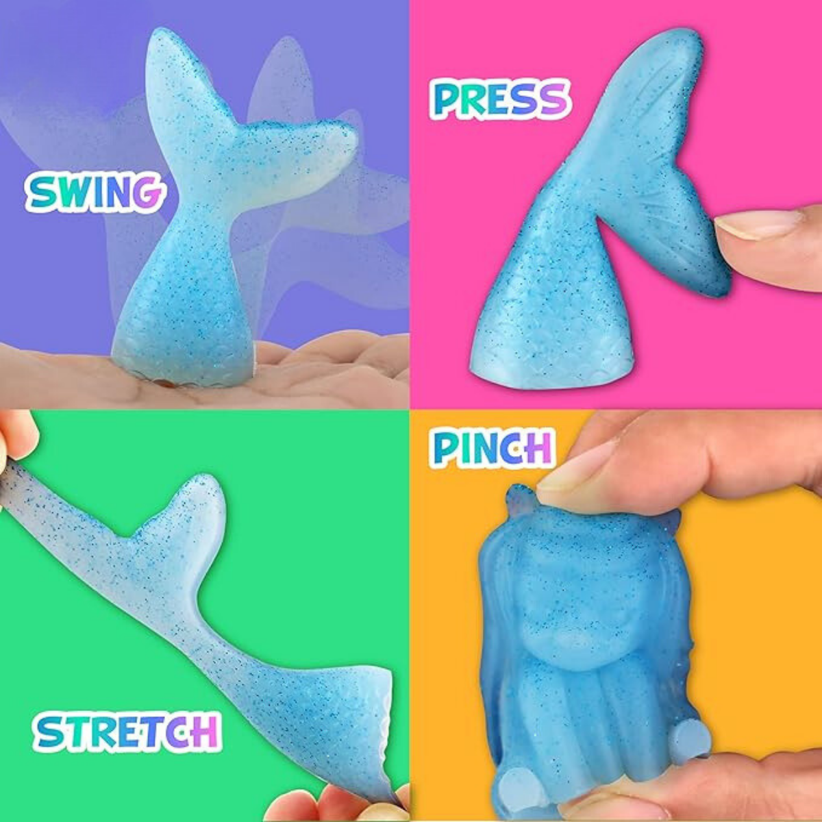 Set creativ DIY de figurine Squishy (6+ ani)