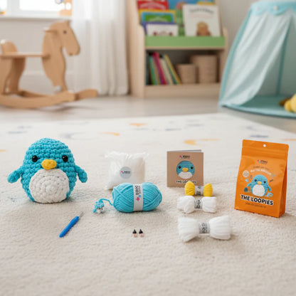 Set de croșetat pentru începători | Pinguinul Oli