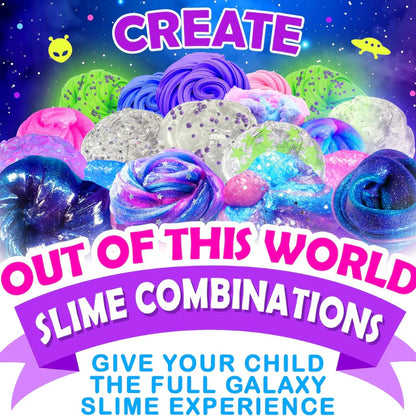 Set creativ SLIME, 19 piese | Galaxie